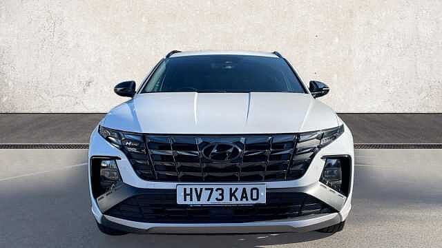 Hyundai TUCSON 1.6 h T-GDi N Line SUV 5dr Petrol Hybrid Auto Euro 6 (s/s) (230 ps) White