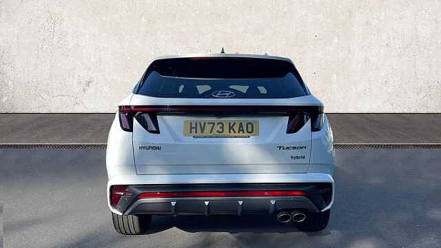 Hyundai TUCSON 1.6 h T-GDi N Line SUV 5dr Petrol Hybrid Auto Euro 6 (s/s) (230 ps) White