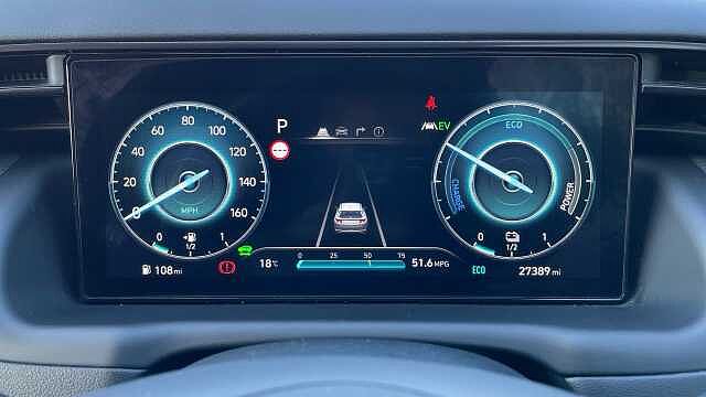 Hyundai TUCSON 1.6 h T-GDi N Line SUV 5dr Petrol Hybrid Auto Euro 6 (s/s) (230 ps) White