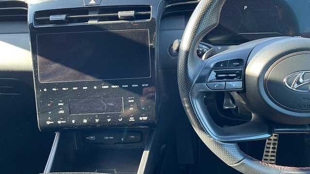 Hyundai TUCSON 1.6 h T-GDi N Line SUV 5dr Petrol Hybrid Auto Euro 6 (s/s) (230 ps) White