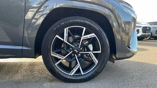Hyundai TUCSON 1.6 T-GDi N Line SUV 5dr Petrol Hybrid Auto Euro 6 (s/s) (215 ps) Ectrnc Gry Prl